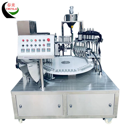 KIS-900 6 ملاعق في الوقت الروتاري نوع العسل ملعقة ملء آلة الختم